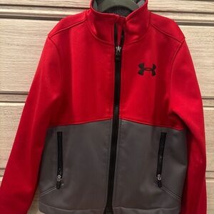 Red Under Armour jacket